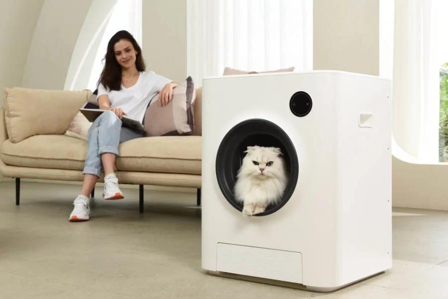 electronic litter box