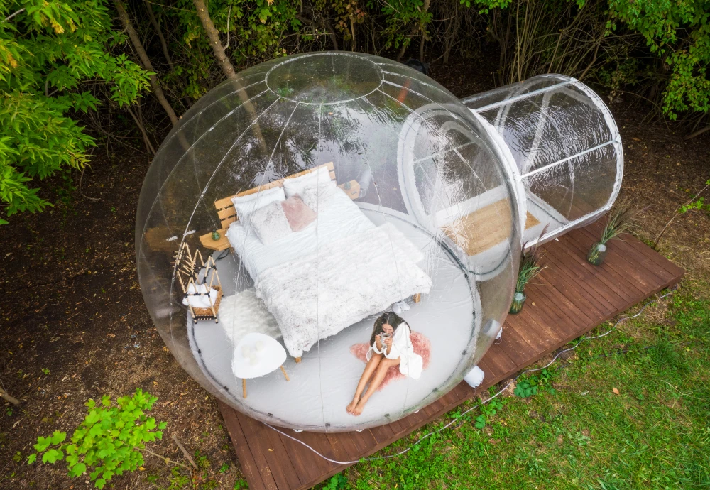 clear bubble tents